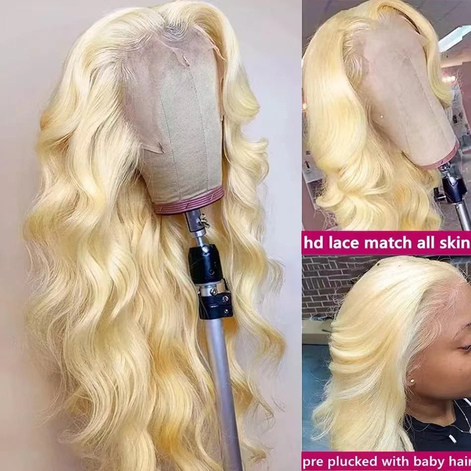Long Curly Hair Lace Wig with Big Waves