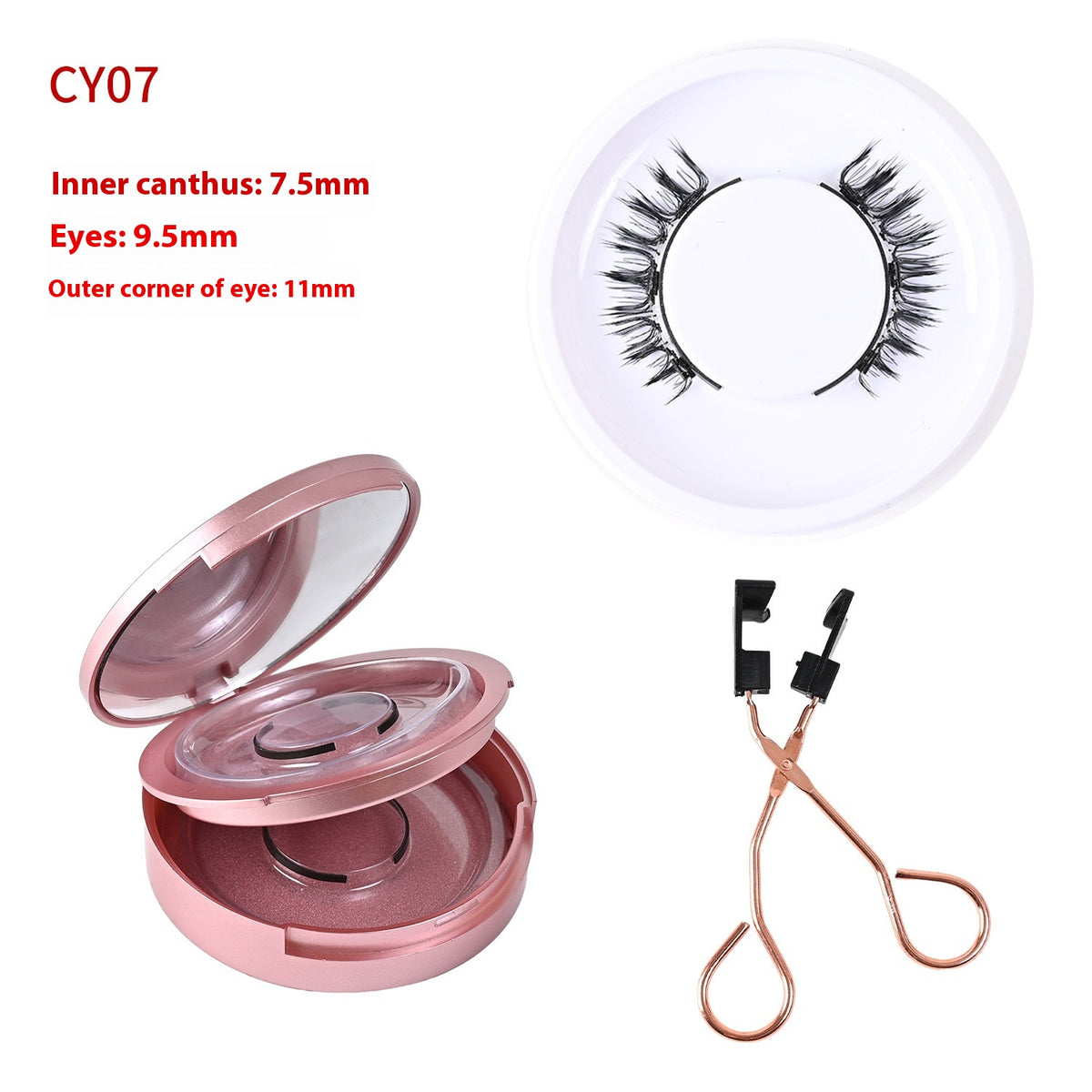 Magnetic Glue-Free False Eyelashes - Natural Look, Long-Lasting, Collection Use