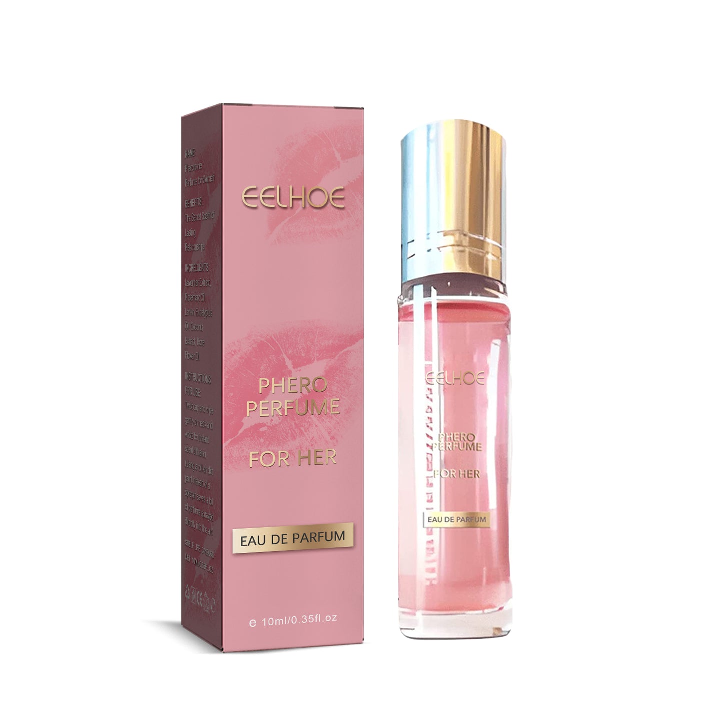 Natural Floral Eau De Toilette - Long-Lasting Roll-On Perfume for Women