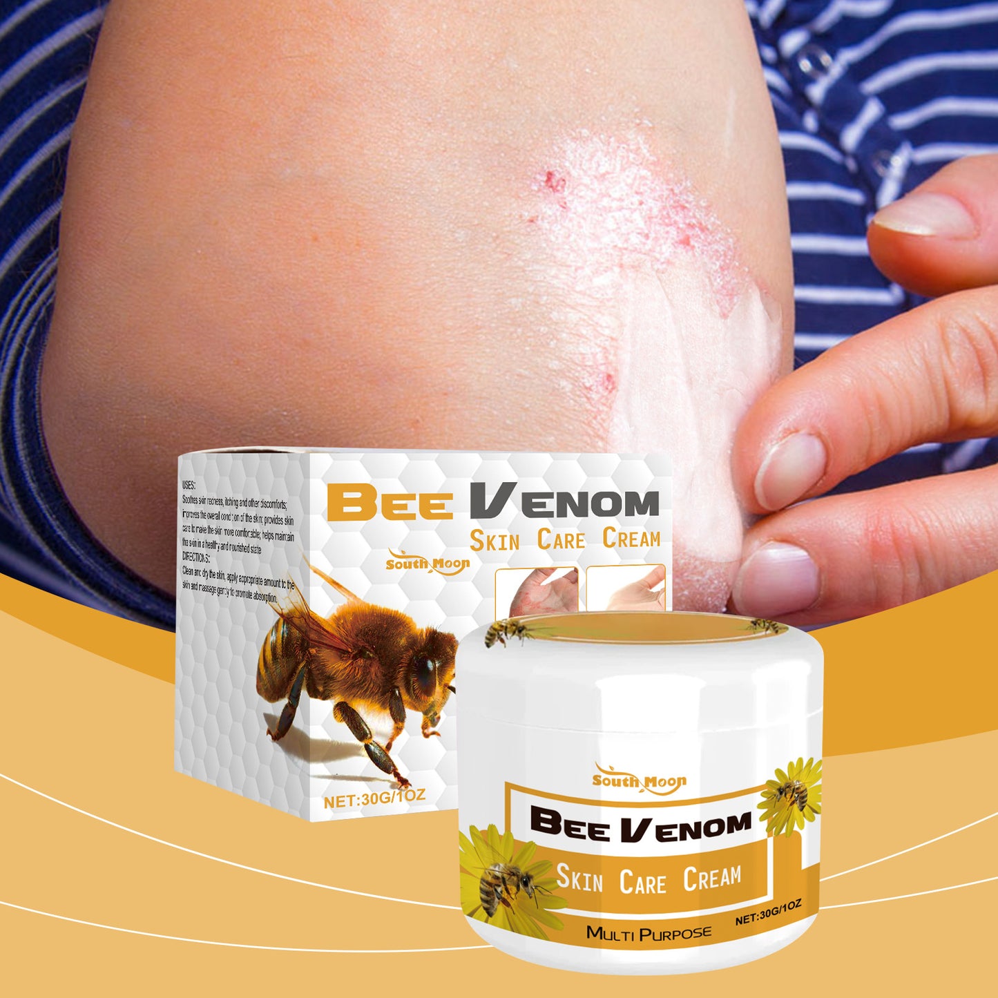 Nourishing Skin & Neck Cream with Aloe Bee Venom Mint 30g