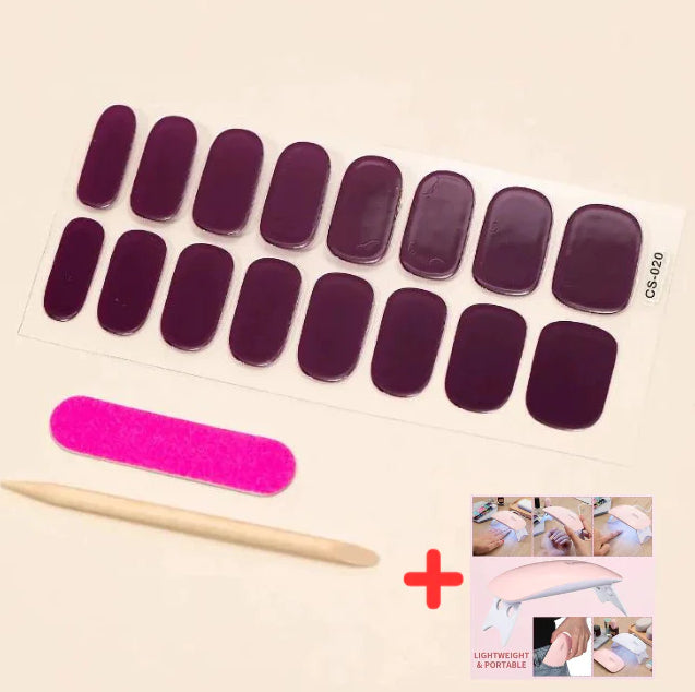 Portable Nail Heating Lamp for Gel Nails and Nail Art - Folding Handheld USB