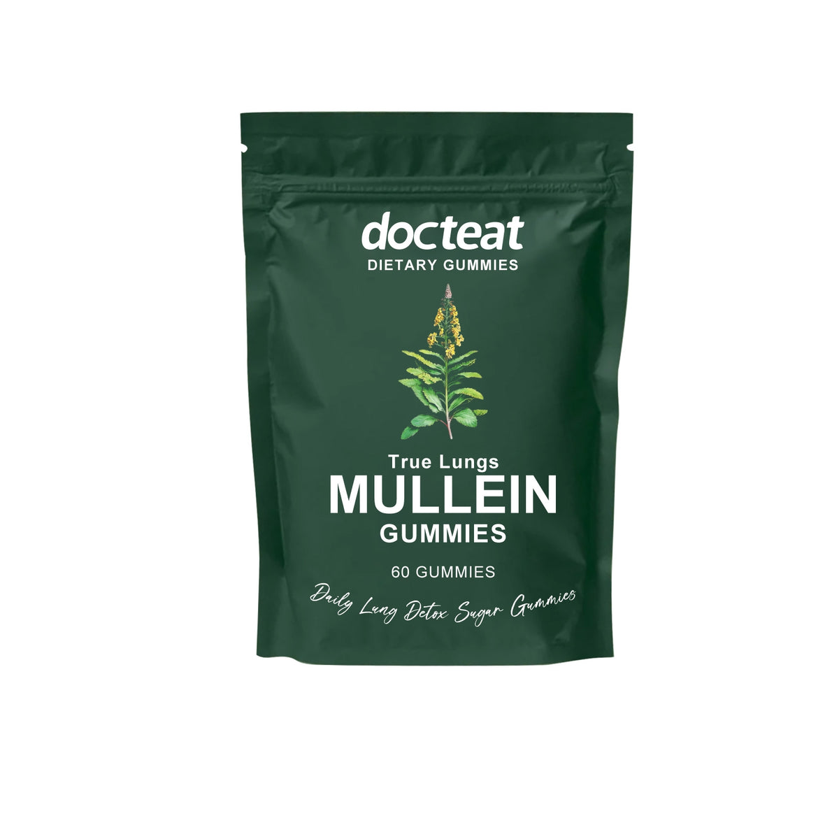 True Lungs Mullein Gummies - Herbal Respiratory Support, 60 Gummies