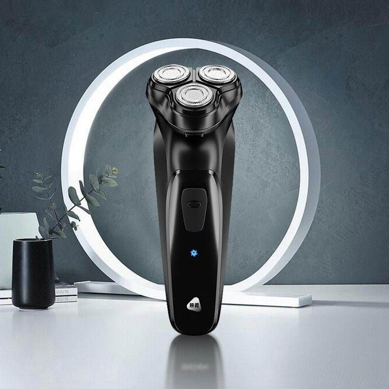 Portable Electric Shaver - USB Rechargeable, 60min Battery, Black