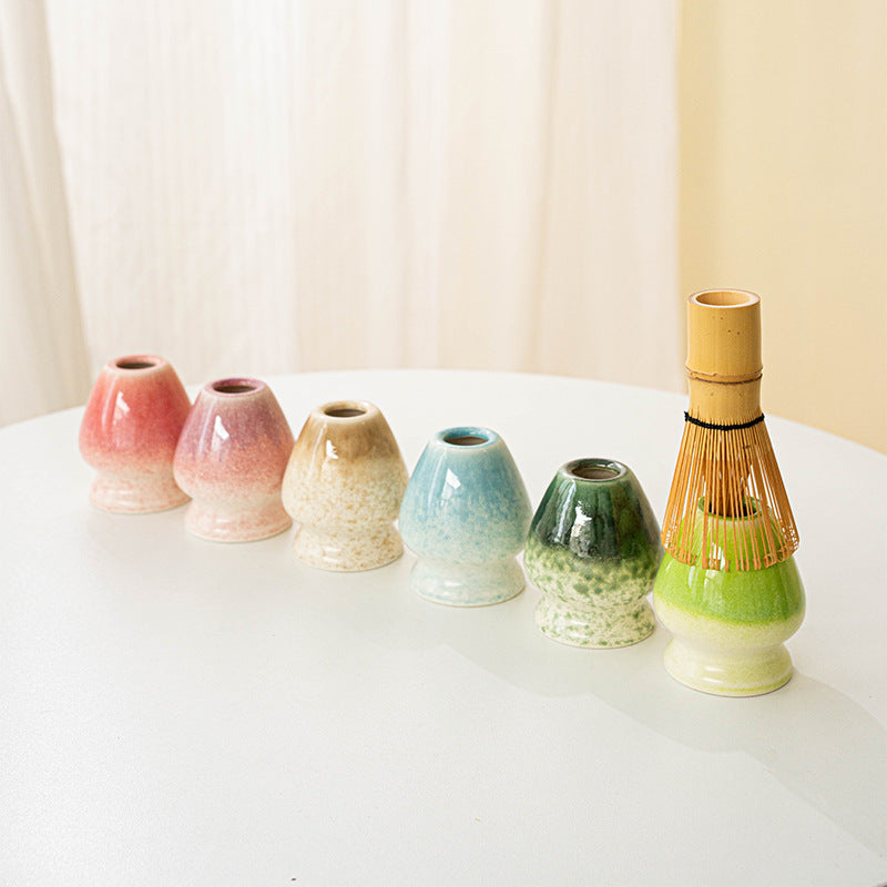 Portable Multi-Color Matcha Bowl - Japanese Style Porcelain Kitchenware