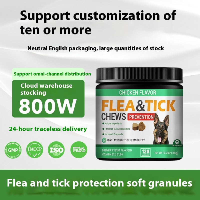 Pet Itching Relief Dog Health Care Supplement - Glycerin & Natural Ingredients
