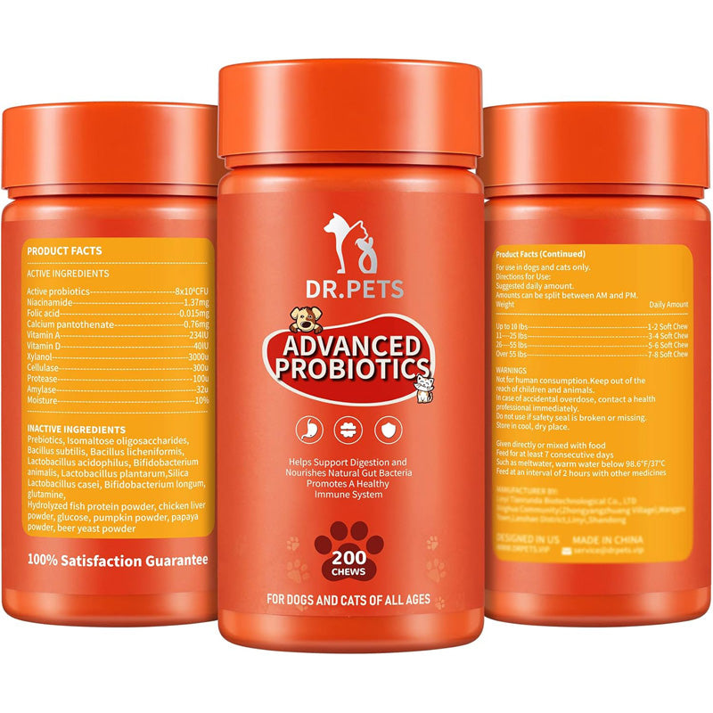 Dog and Cat Joint Supplement with Glucosamine, Chondroitin & MSM - Orange
