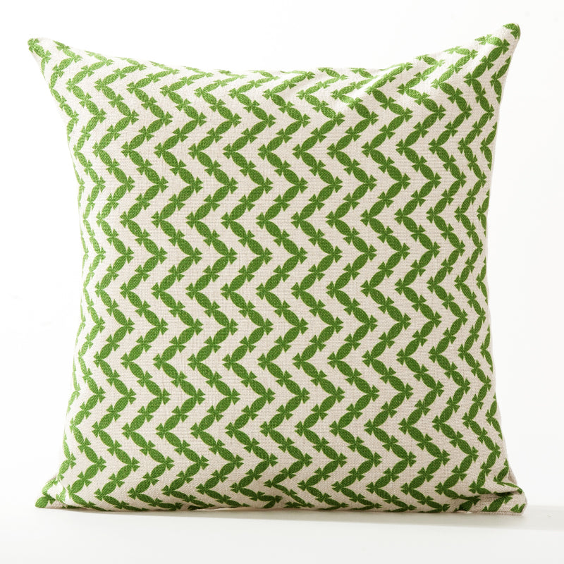 American Style Yellow Bottom Plant Pillowcase 45x45cm Home Decor Cushion Cover