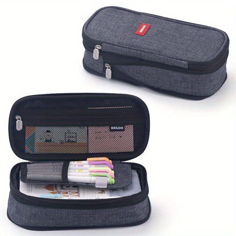 Large Capacity Pencil Case Organizer Stationery Storage Bag for Students