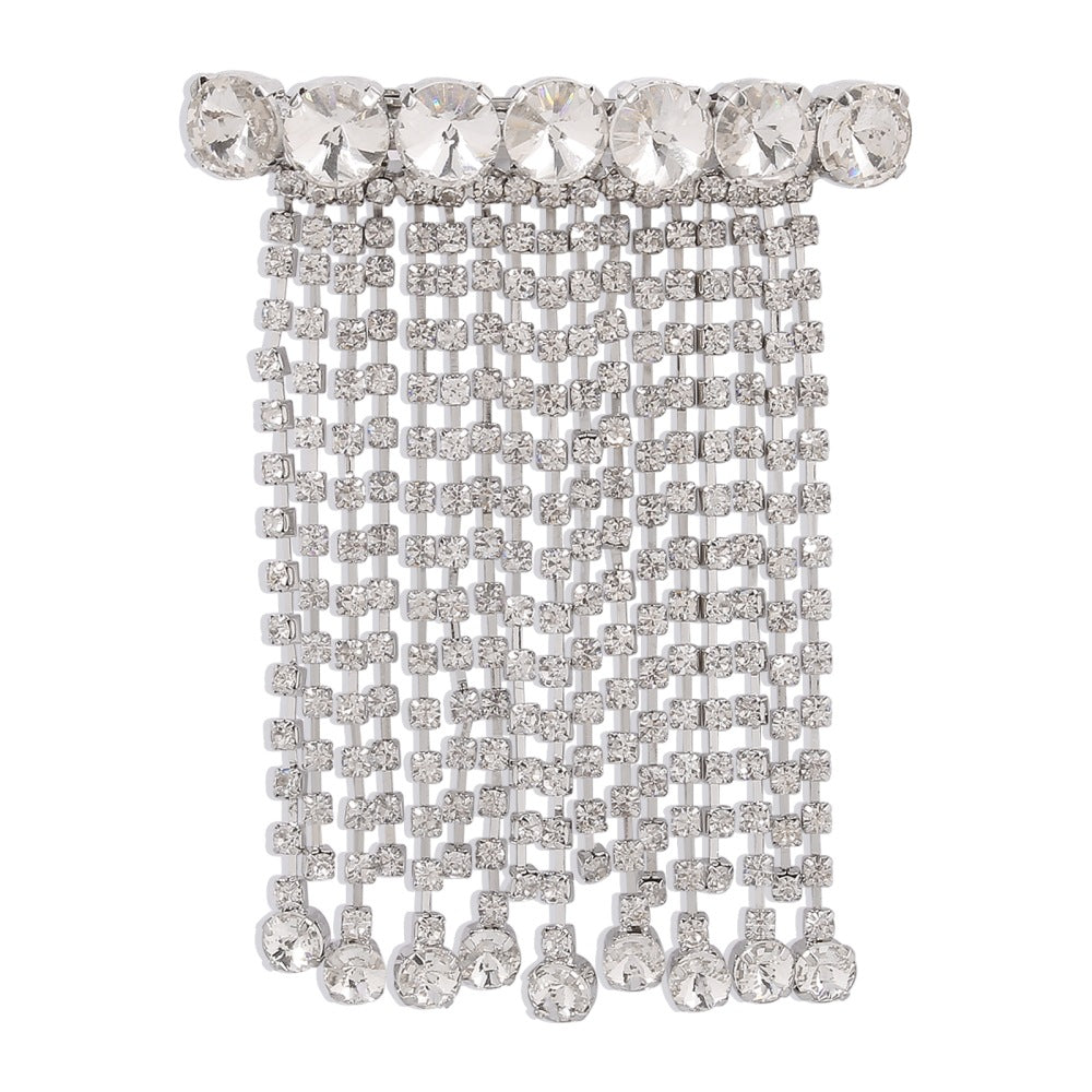 One Word Hair Clip - White K
