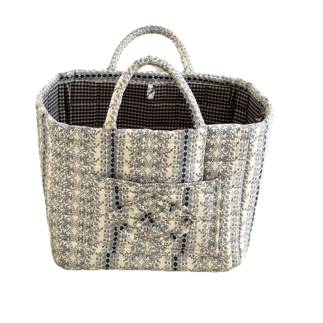 Premium Portable Flower-Design Laundry Basket - Multi-Color Home Storage