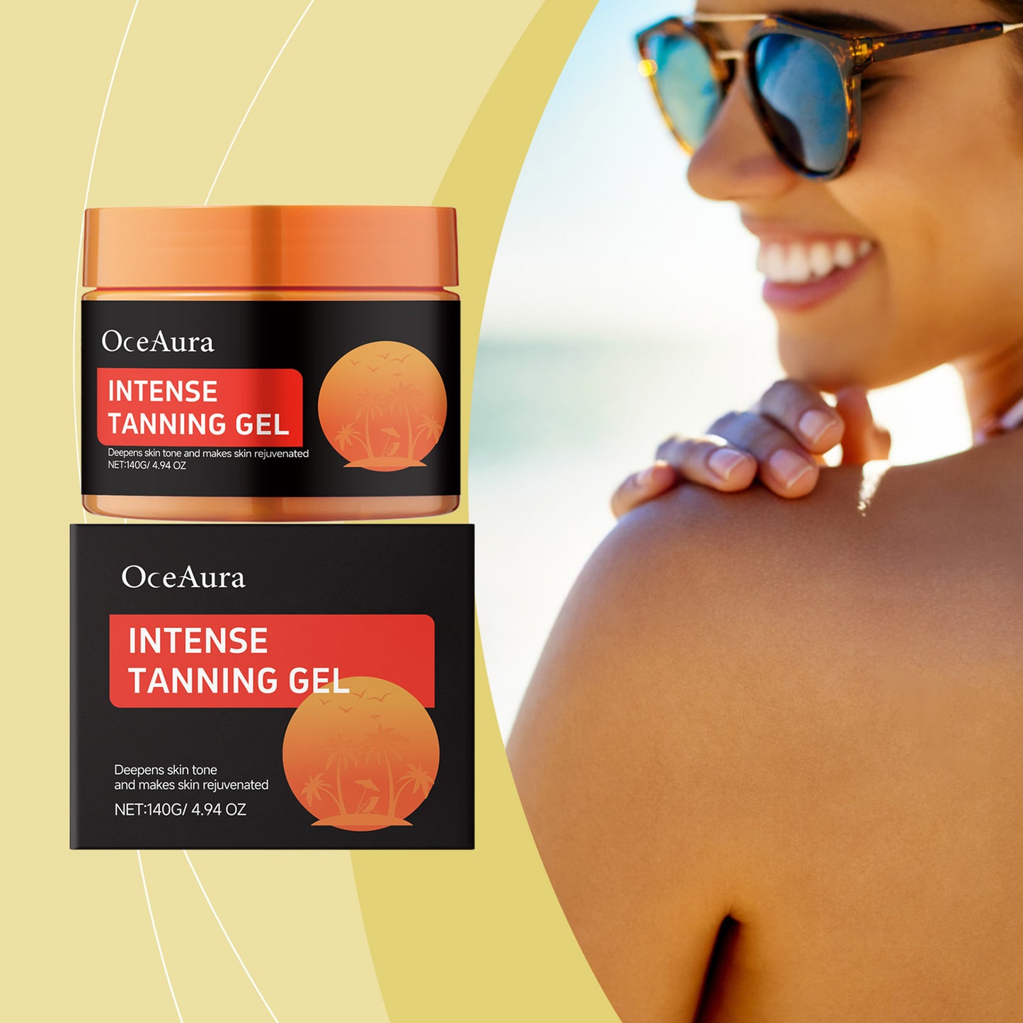Black Frost Skin Brightening Body Cream - 140g for Darkening Aid