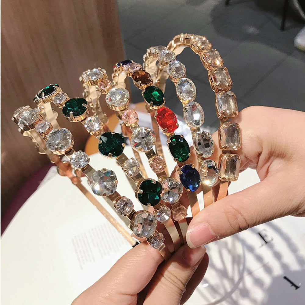 Crystal Rhinestone Headband Women's Hair Accessory