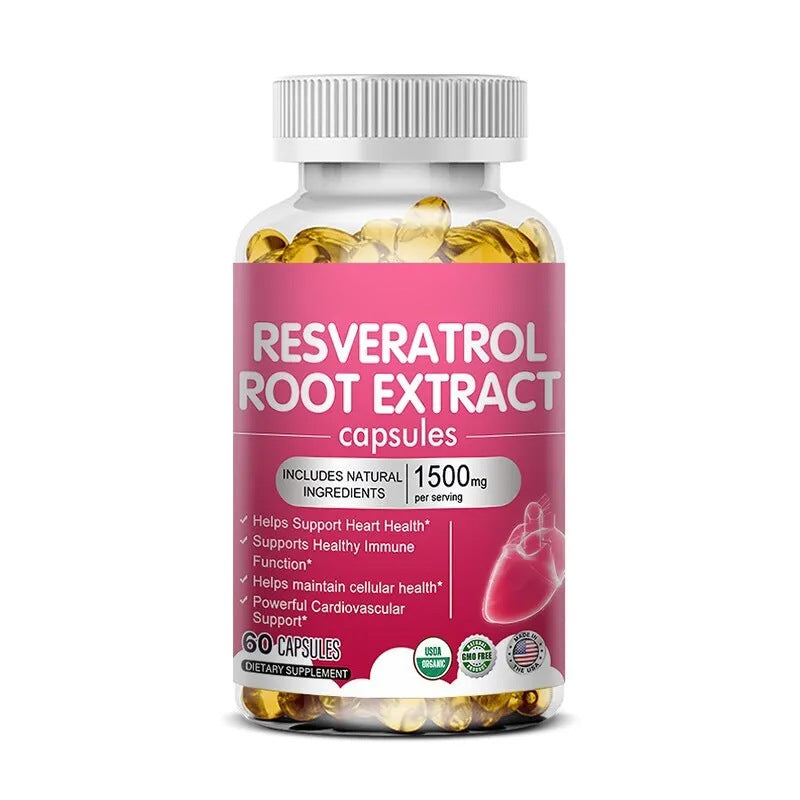 Resveratrol Capsules 120 Tablets Per Bottle