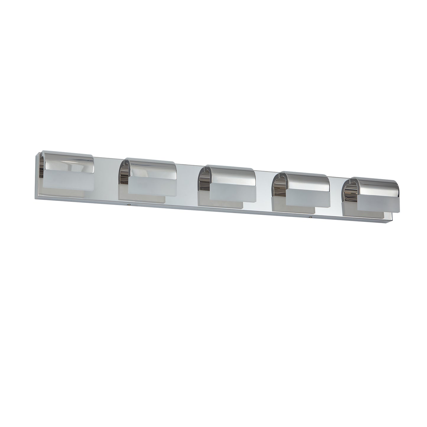 5-Light Modern LED Bathroom Vanity Lighting - Over Mirror
