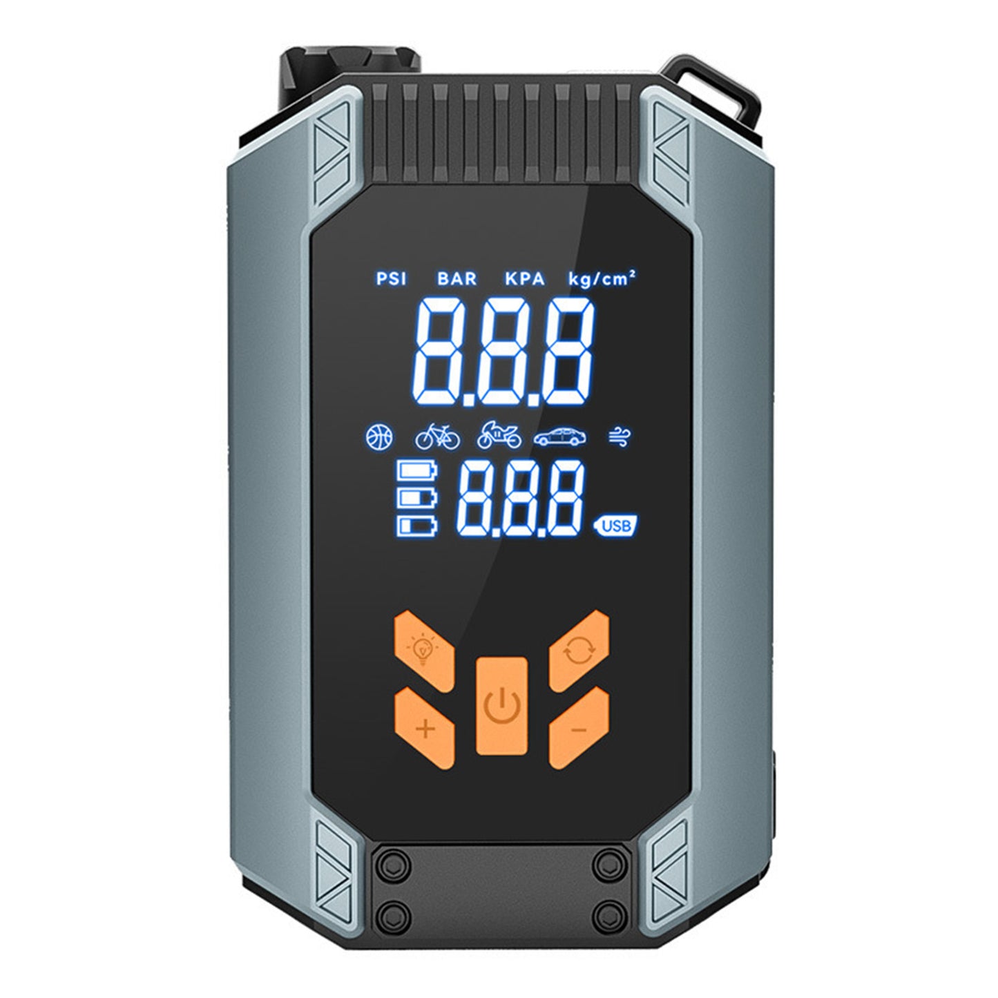 Cordless Tire Inflator 150PSI Auto Shutoff 6000mAh Electric Portable