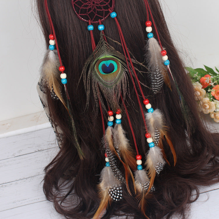 Dream Catcher Feather Headband Hair Accessory