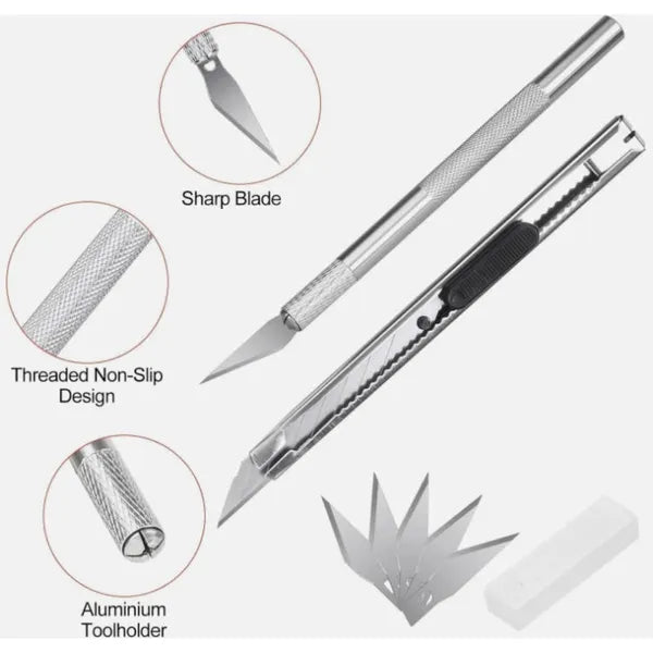 Car Window Tint Film Application Kit with Squeegees, Scraper, Wrap Knife & Magnetic Holders