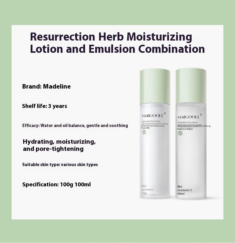 Moisturizing Facial Care Set - Hydrating Essence Water & Lotion Combo