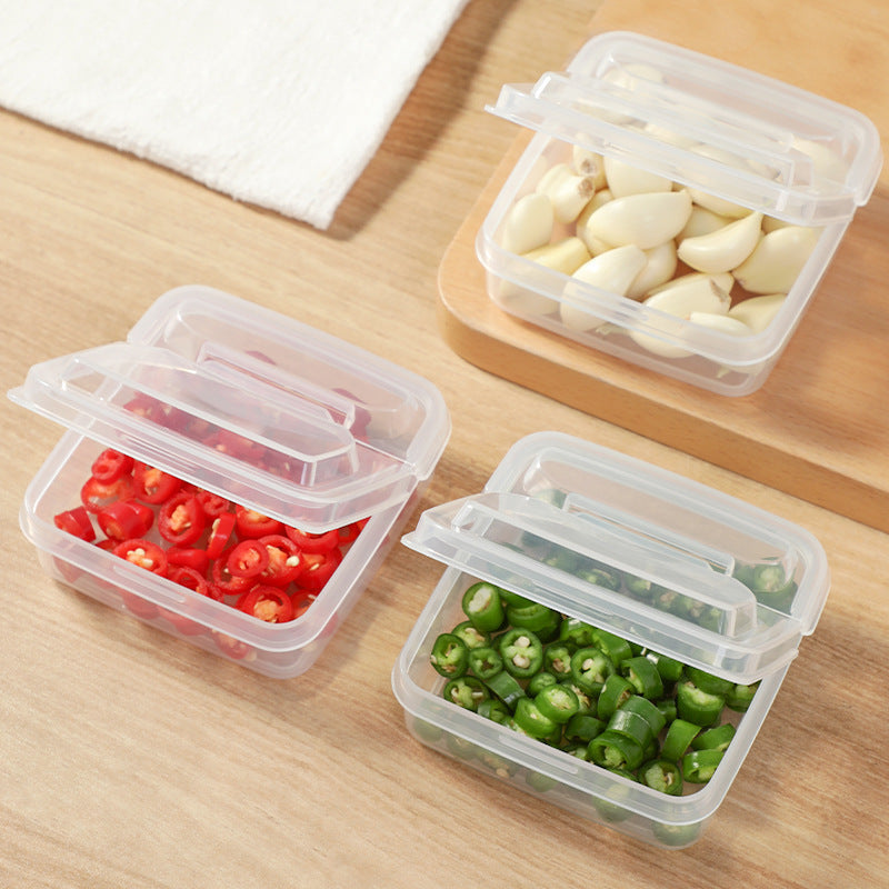 Cheese Storage Box with Lid - Refrigerator Food Preservation Container