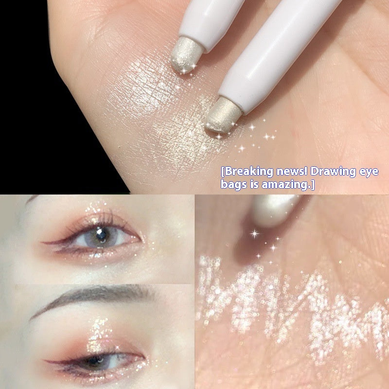 White Eye Shadow Pen - Single Head, Pearlescent & Glitter Colors