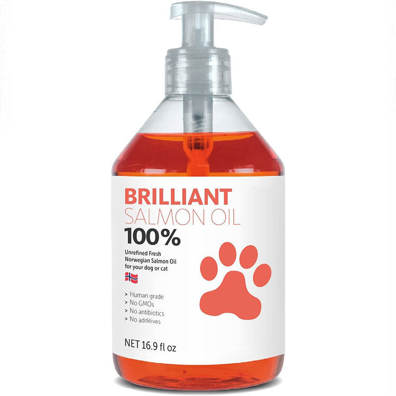 Salmon Fish Oil for Dogs - 500ml Bottle