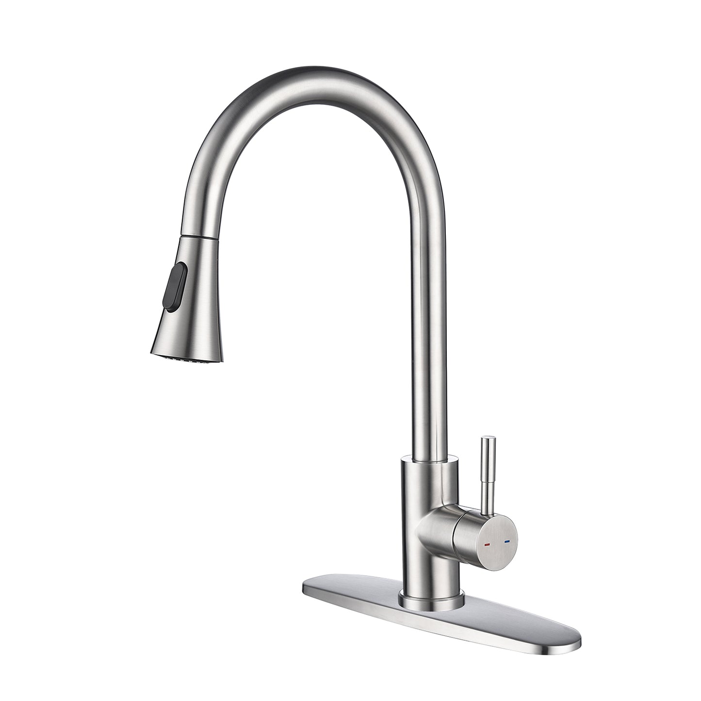 Kitchen Faucet with Pull-Out Spray - Brushed Nickel