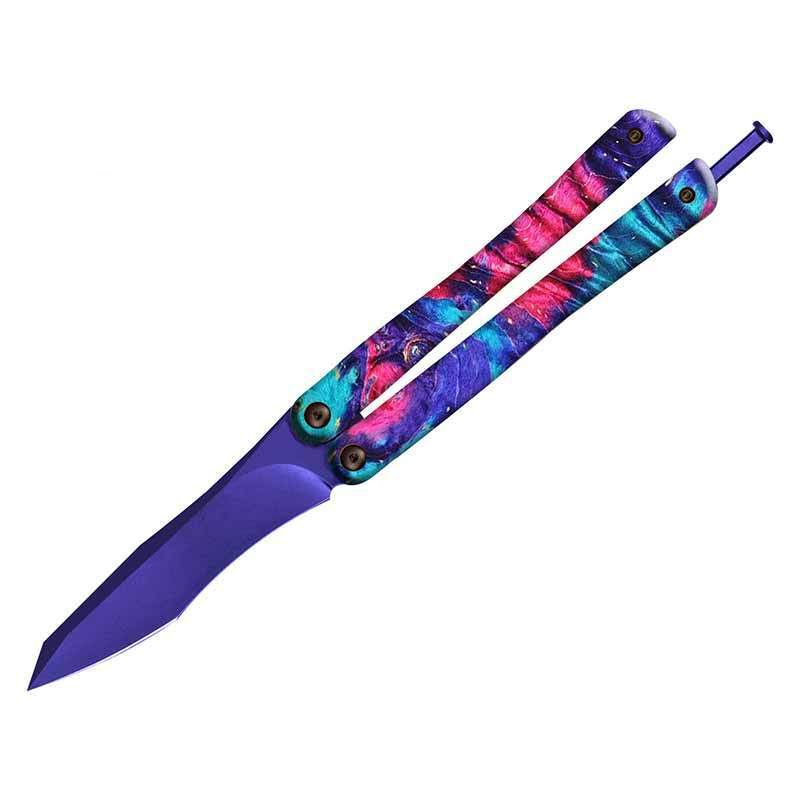 Waterproof Butterfly Knife JDM Block Scratch Sticker - Custom Body Decal
