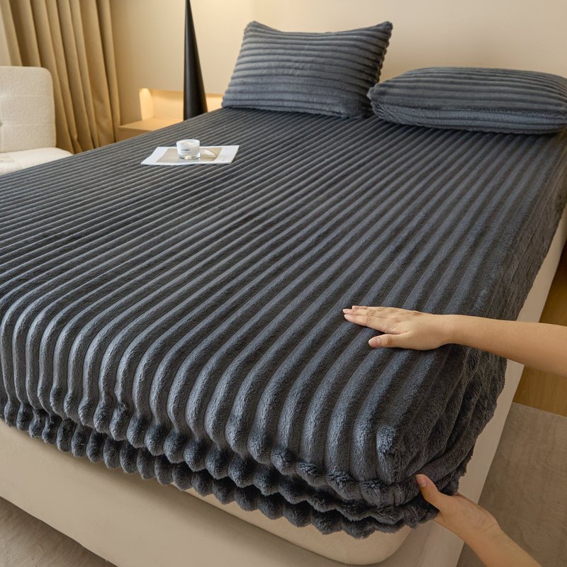 Fleece-Lined Bedspread Single Size Home Decor Comforter