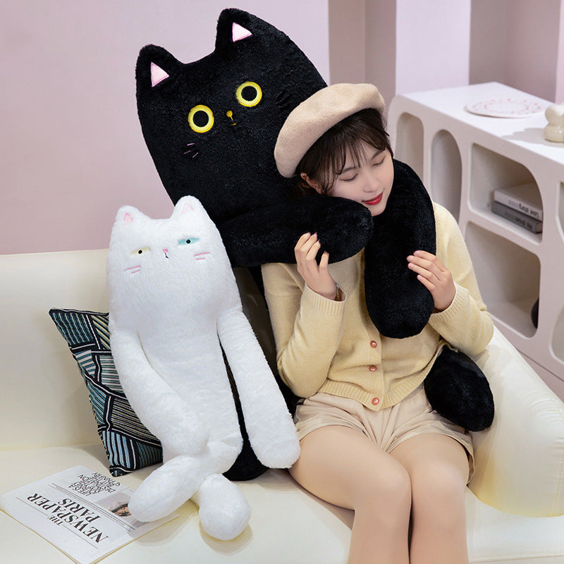 Long Cat Pillow Support Cushion for Sleeping & Relaxation - Large Size Plush Toy