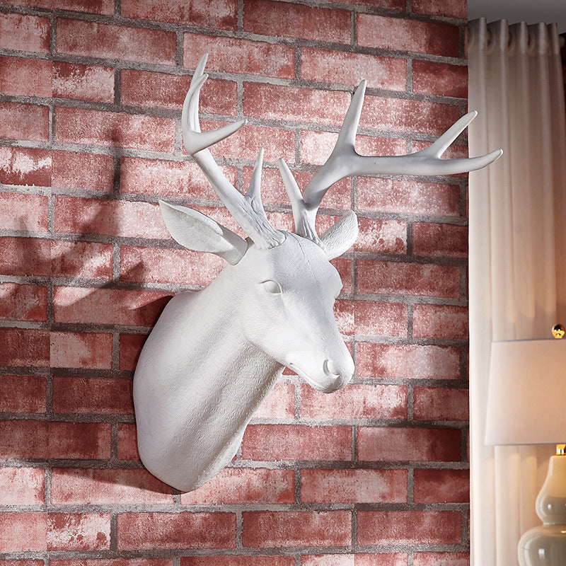 Deer Wall Decoration - Animal Head Wall Art for Home & Cafe, Nordic Style