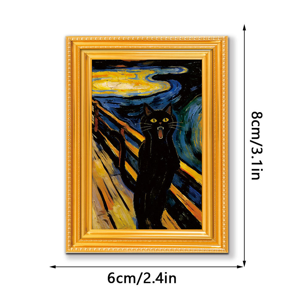 Creative Quirky Oil-Painting Refrigerator Magnets - Fun Kitchen Decor