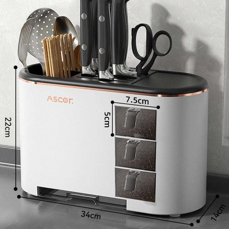Multifunctional Kitchen Shelf Organizer for Condiments and Utensils