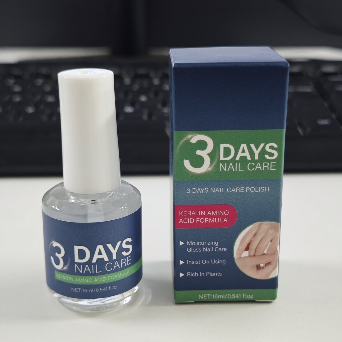 Nail Strengthener Nail Polish 16ml - Nourishing Brightening Care