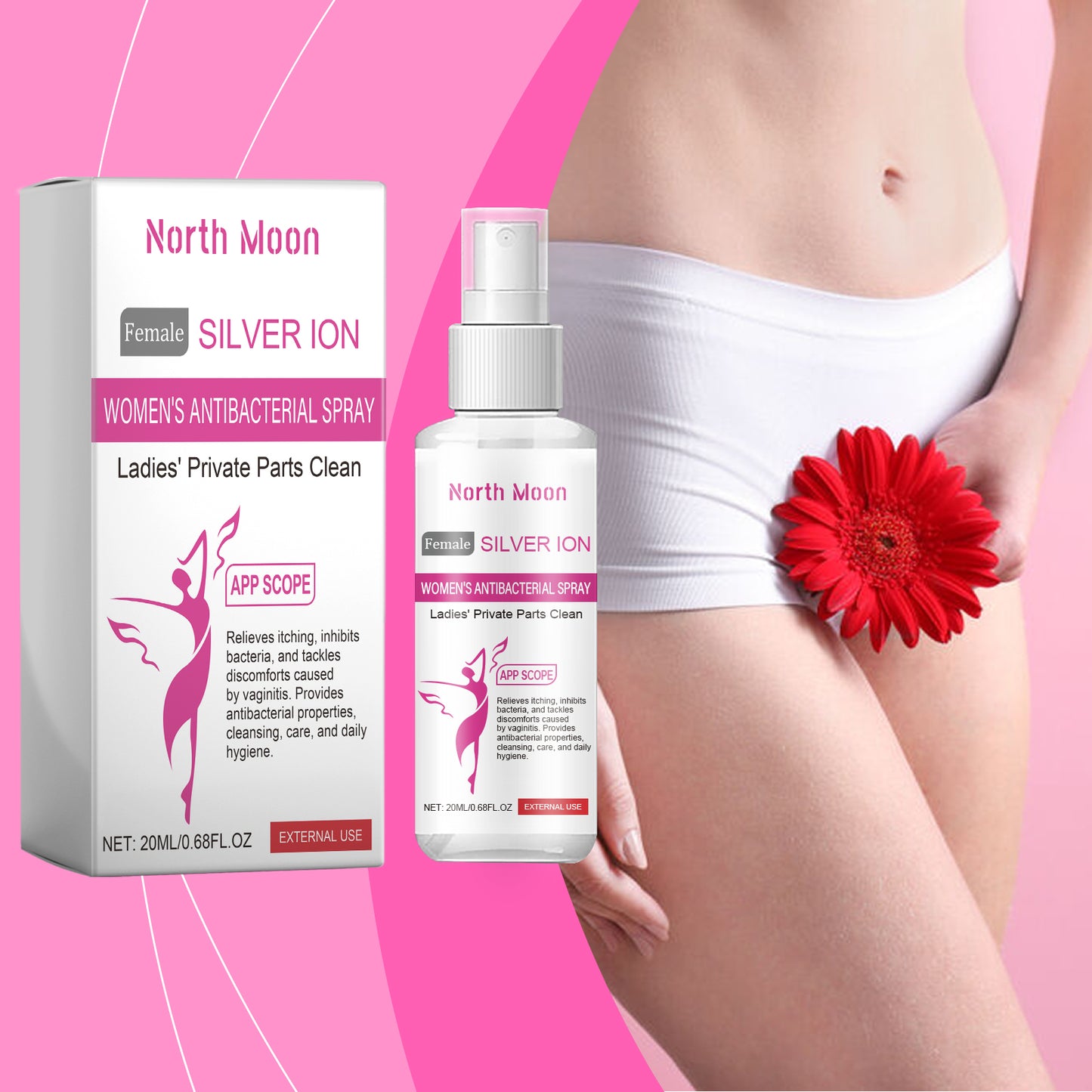 Feminine Intimate Care Spray - Odor Neutralizing Lavender & Sea Buckthorn