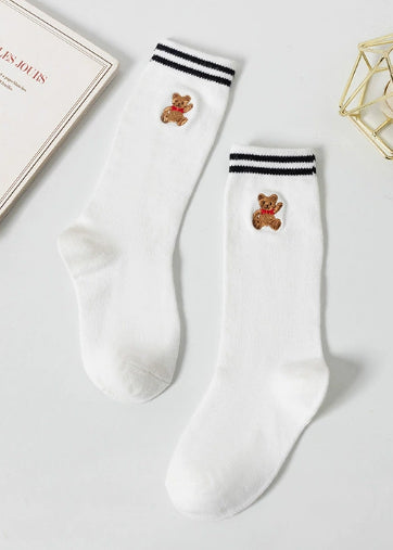 Cotton Crew Socks for Men Women - Medium Size, Navy, 1 Pair