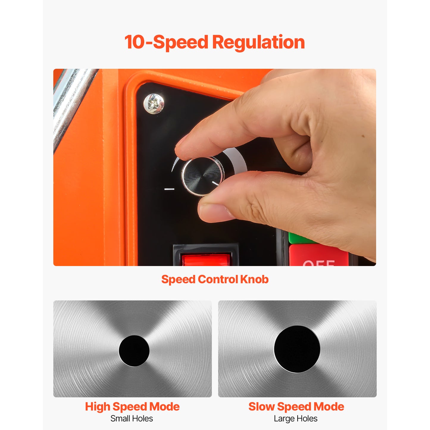 Magnetic Drill Press 1550W Variable Speed Metal Cutting Machine