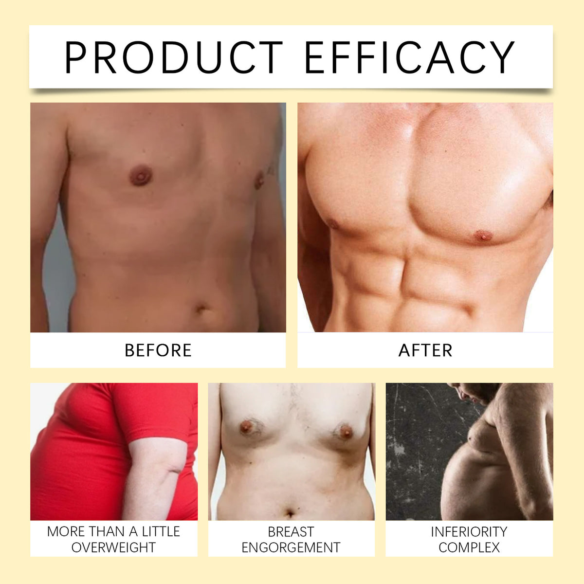 Bee Venom Men's Chest Treatment Improve Contour Massage Care