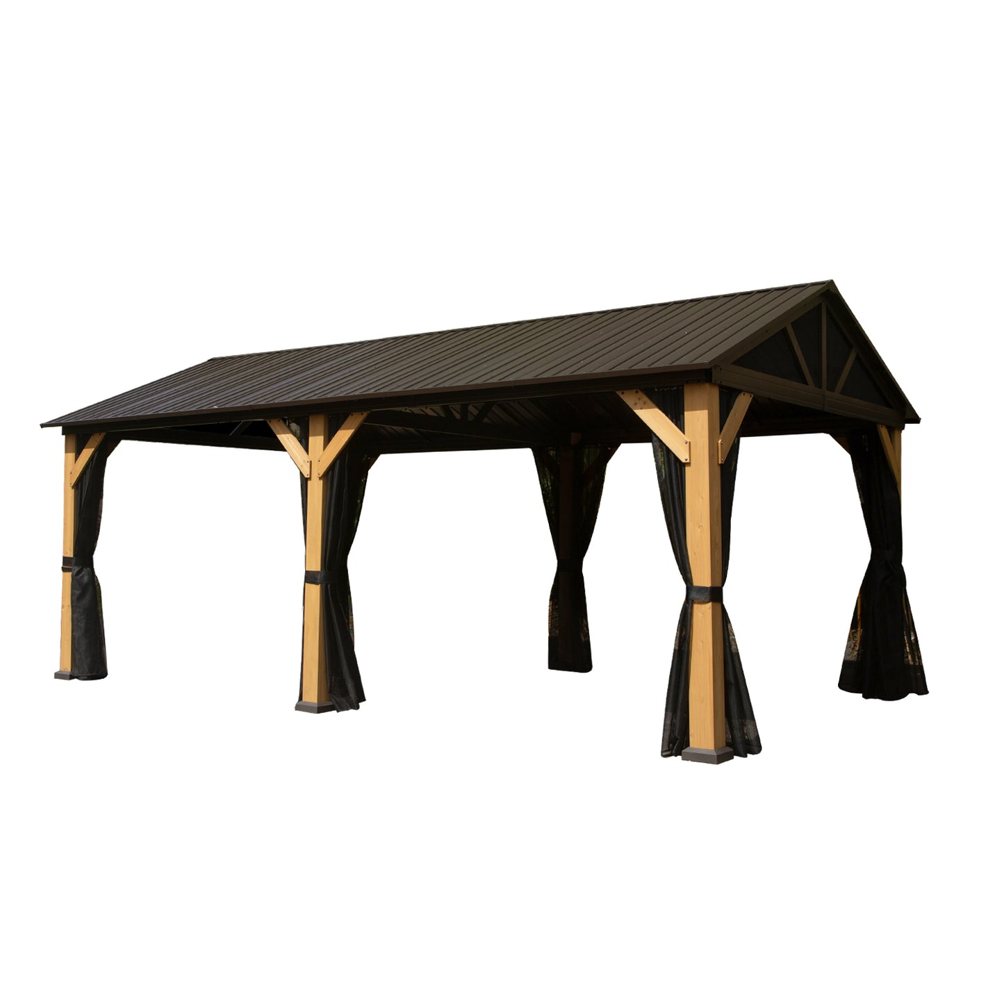 Cedar Wood Gazebo 12 X20
