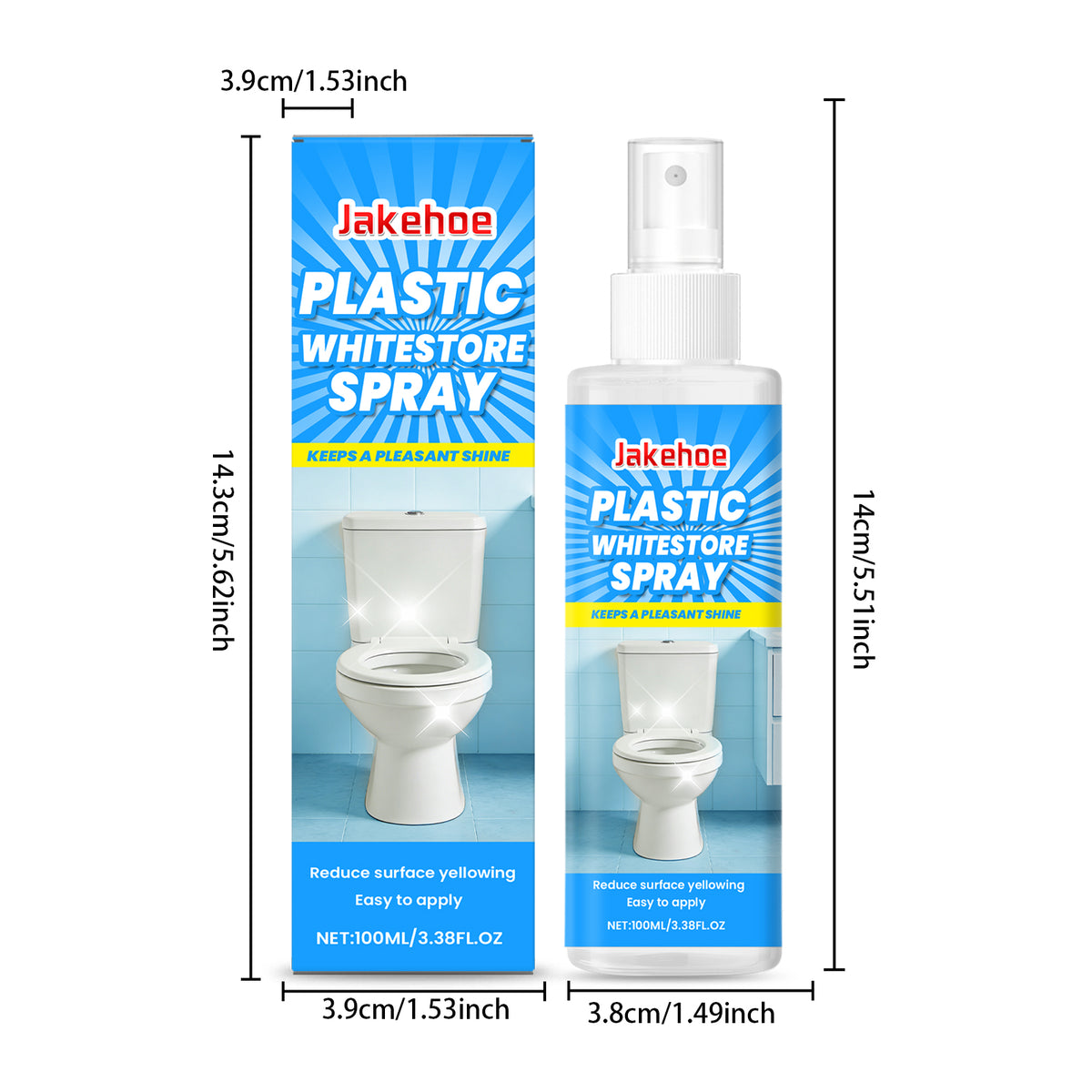 Kitchen Storage Spray - Plastic Yellowing & Spray 100ml Box