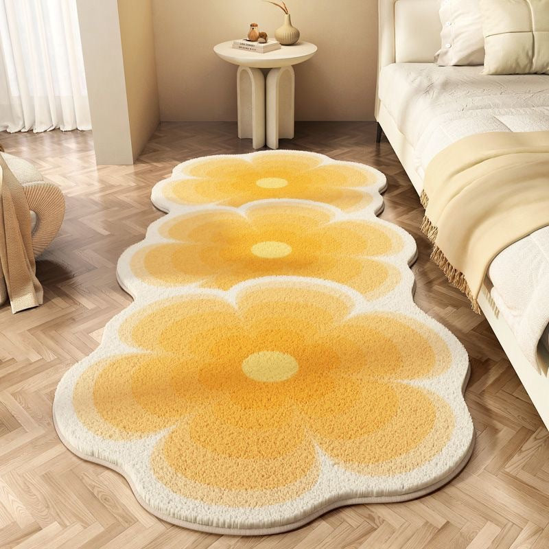 Flower Shaped Cashmere Bedside Blanket - Soft, Skin-Friendly Home Decor