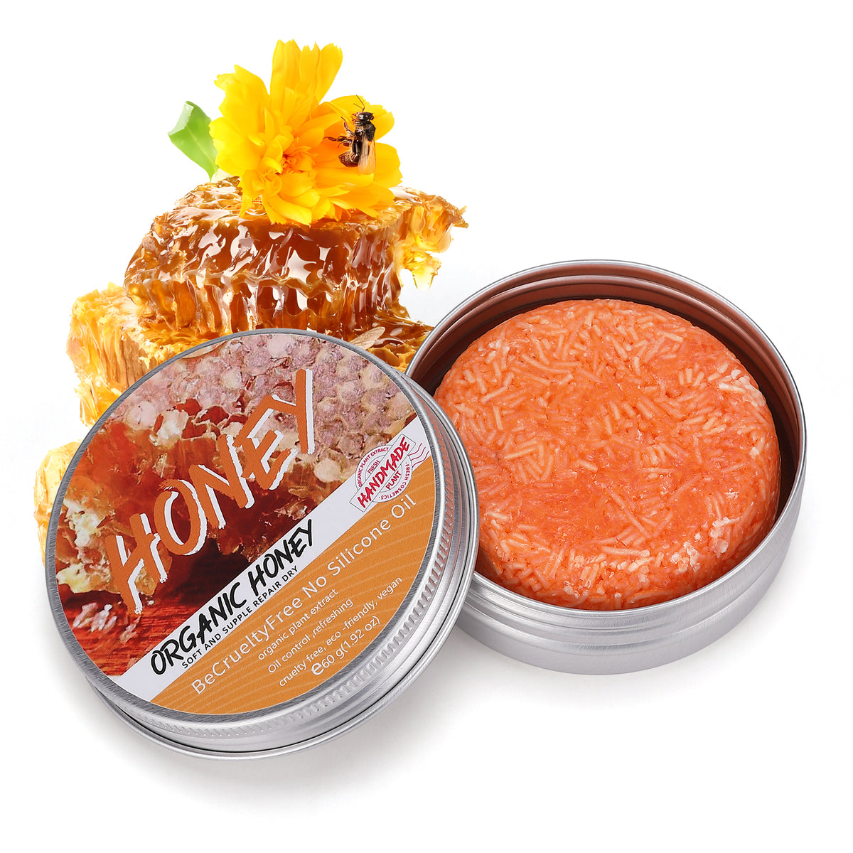 Honey Shampoo Soap Bar - 60g