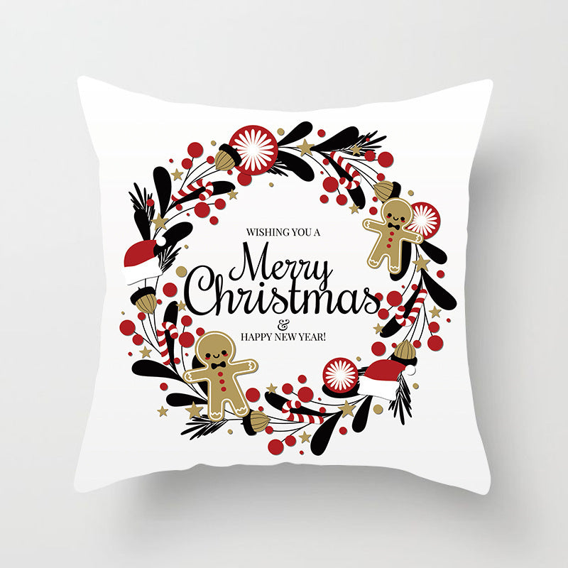Christmas Pillow Cover - Modern Minimalist Sofa Cushion Case 45x45cm