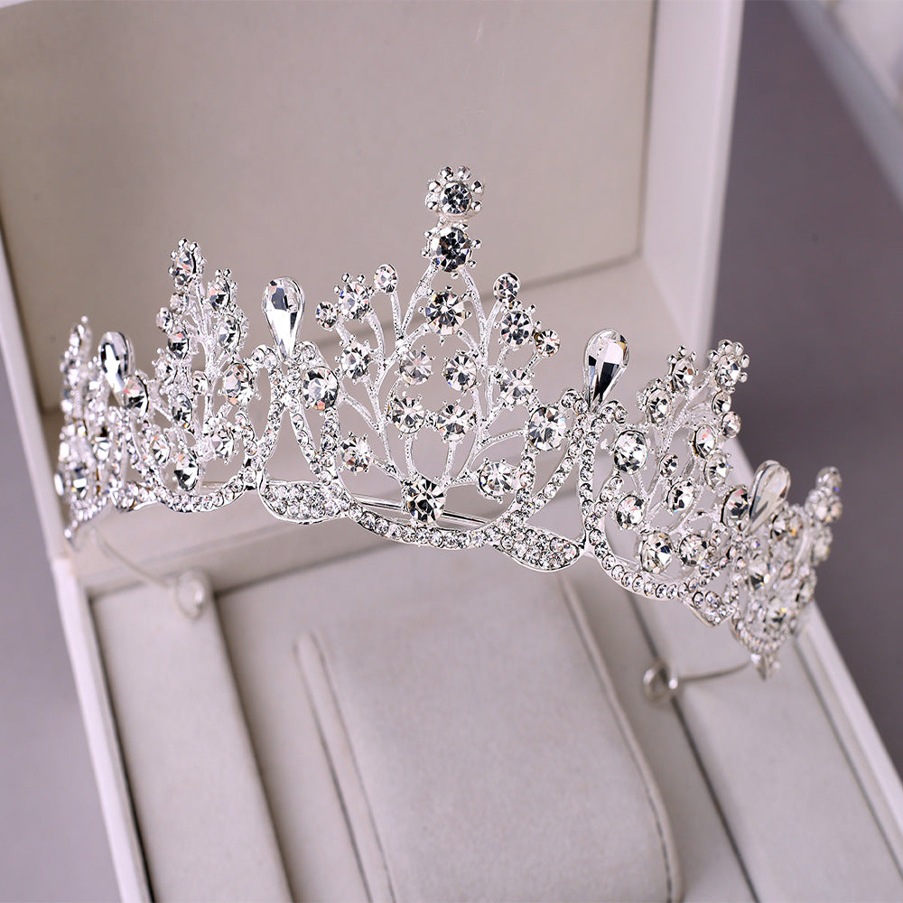 Baroque Rhinestone Bridal Tiara Crown