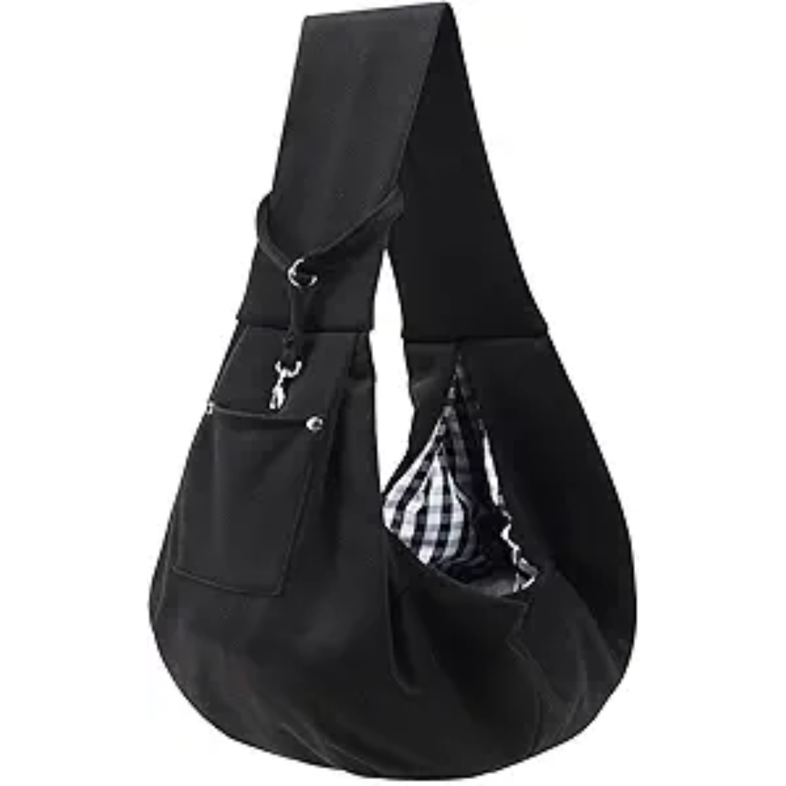 Reversible Dog Carrier Sling with Storage Pocket for Small Pets