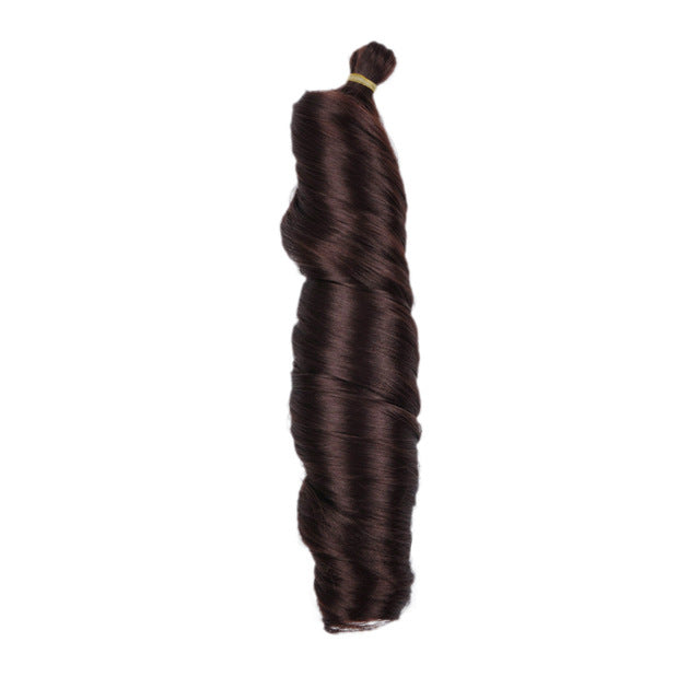 African New Loose Wave Crochet Hair Extensions Big Wave Reel Curved Handle