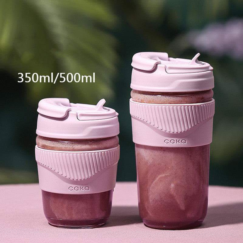Handheld Ceramic Stainless Steel Insulated Cup - Large Capacity Drinkware