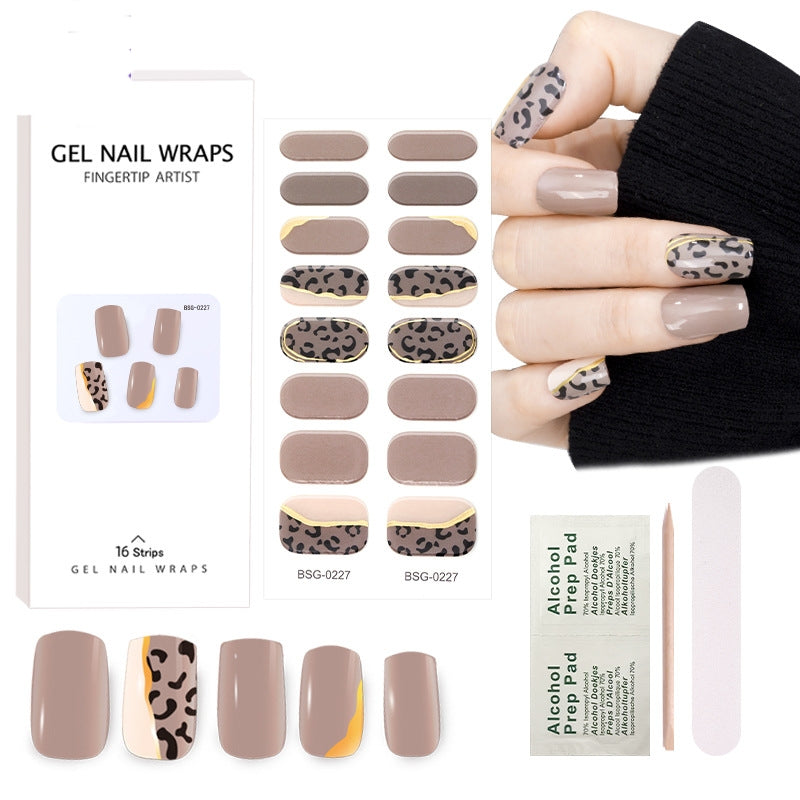 Gel Nail Stickers - Cartoon & Flower Designs