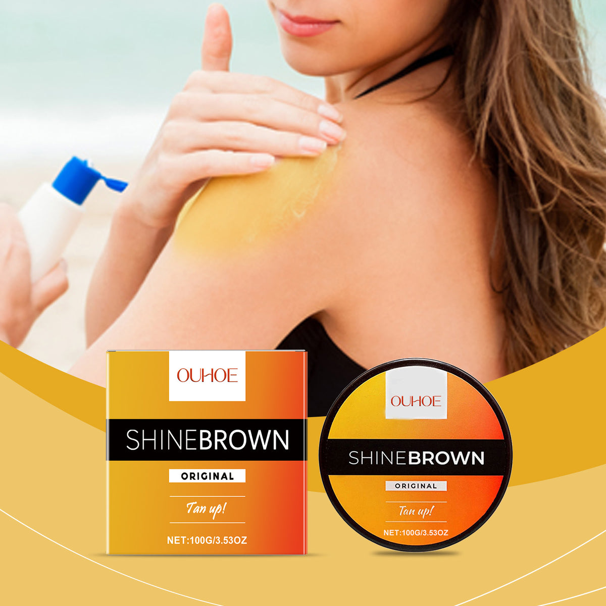 Facial Tanning Cream - 100g Skin Care for Sunless Tanning