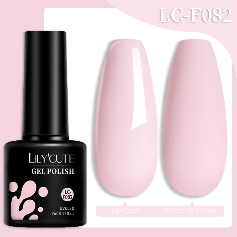 Colored Glitter Nail Glue Set for Nail Art - Waterproof & Non-Flushing