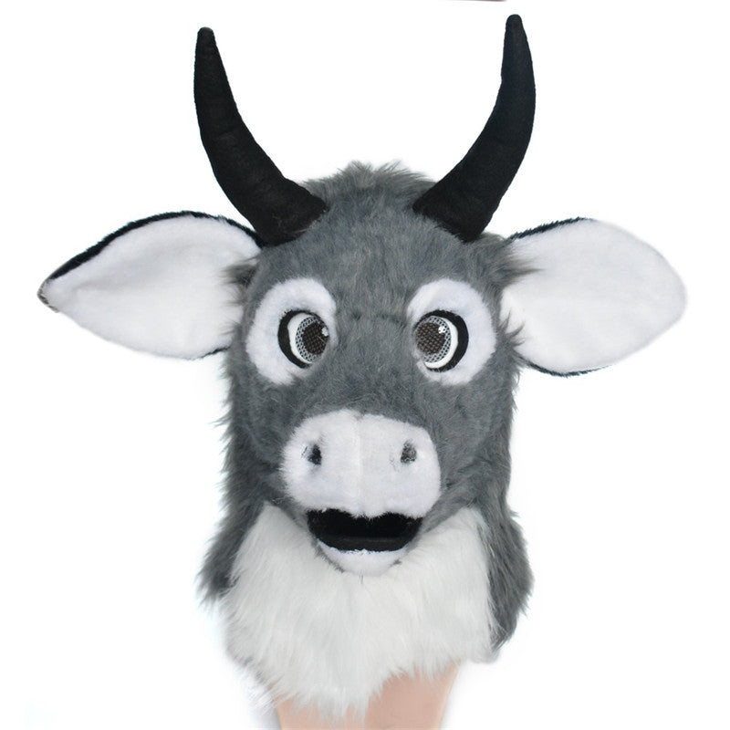 Cartoon Bull Head Costume Prop for Role Play and Party Masks